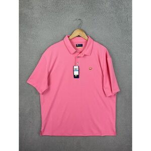 Jack Nicklaus Polo Shirt Mens XL Pink Flowering Ginger Golf Performance NWT New